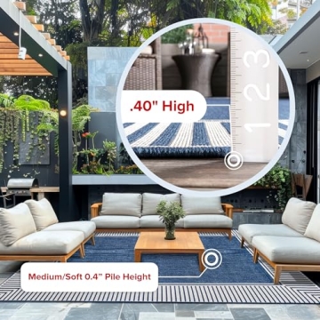 nuLOOM 7x9 Outdoor Area Rug, Durable & Stylish Design