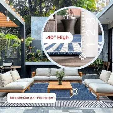 nuLOOM 7x9 Outdoor Area Rug, Durable & Stylish Design