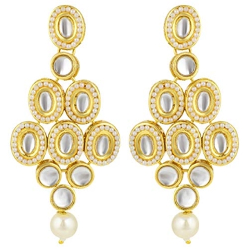 Elegant Aheli Kundan Necklace Earring Set for Women