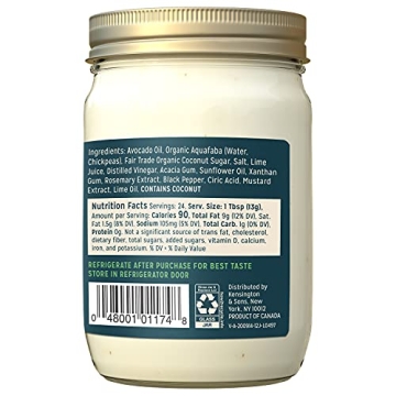 Sir Kensington's Avocado Oil Vegan Mayo - Keto Friendly 12 oz