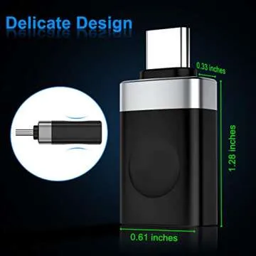 Basesailor USB Adapter 3-Pack for USB-C Devices