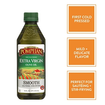 Pompeian Extra Virgin Olive Oil 16 FL OZ - First Cold Pressed