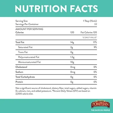 Pompeian Extra Virgin Olive Oil 16 FL OZ - First Cold Pressed