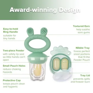 Haakaa Baby Food Feeder & Mini Freezer Combo for Infants