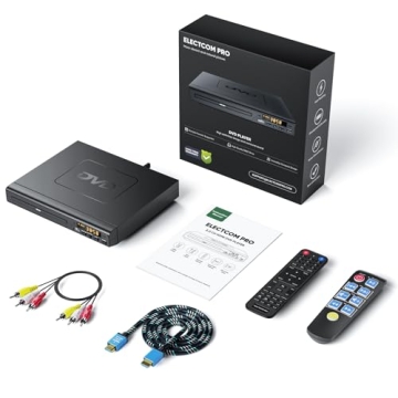 All-Region DVD Player for TV with HDMI and User-Friendly Remote Control