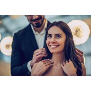 FashionJunkie4Life Silver Yarn Needle Necklace for All