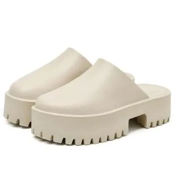 Stylish Platform Clogs Mules for Women – Comfortable & Waterproof