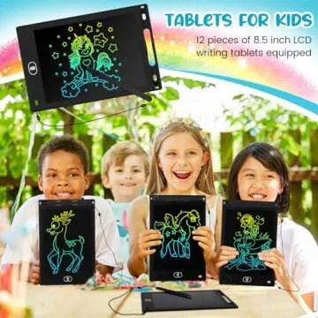 Tinlade 12 Pack LCD Writing Tablets for Kids Learning