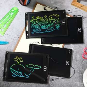 Tinlade 12 Pack LCD Writing Tablets for Kids Learning