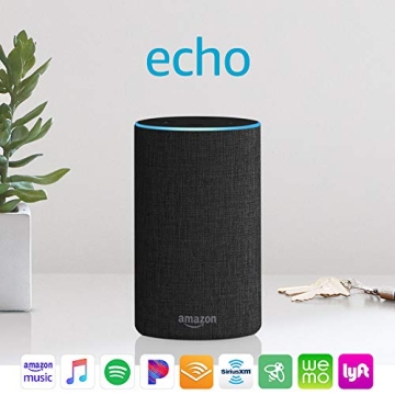 Certified Refurbished Echo 2nd Gen Smart Speaker with Alexa