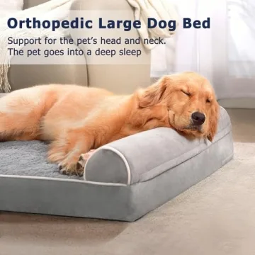 Orthopedic Large Dog Bed with Waterproof Lining and Cover