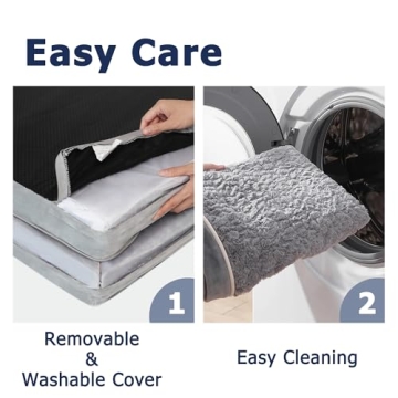 Orthopedic Large Dog Bed with Waterproof Lining and Cover