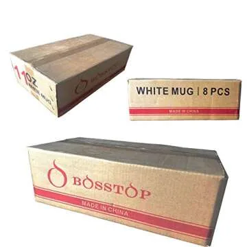 8PCS Sublimation Coffee Mug Blanks 11oz White Coffee Cup Set Ceramic Mugs for Coffee Tea Cocoa Milk,Personalized Gifts for Christmas,Halloween,Birthday,Father's Day