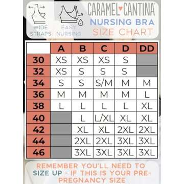 Caramel Cantina 4 Pack Nursing Sleep Comfort Bras