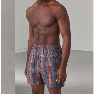 5Mayi Cotton Boxer Shorts for Men - Soft and Breathable Pack