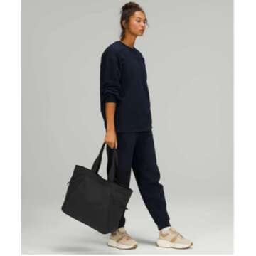 Lululemon Athletica Lululemon Side-Cinch Shopper Bag 18L (Black)