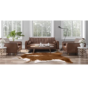 AROGAN Faux Cowhide Rug - Large & Stylish Home Decor