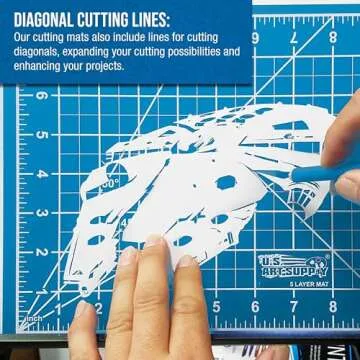 U.S. Art Supply 12" x 18" Self-Healing Cutting Mat