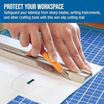 U.S. Art Supply 12" x 18" Self-Healing Cutting Mat