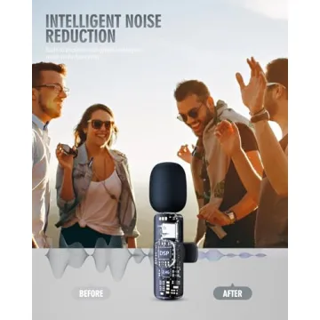 Wireless Lavalier Microphone for iPhone & Android