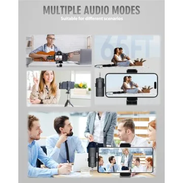 Wireless Lavalier Microphone for iPhone & Android