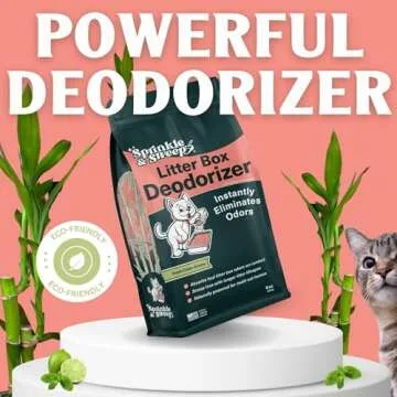 Sprinkle & Sweep Cat Litter Deodorizer - Non Toxic & Effective