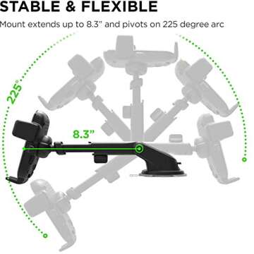iOttie Easy One Touch Qi Fast Charge Car Mount Kit