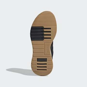 adidas Women's Racer TR21 Running Shoe, Black/Black/Gum, 6.5