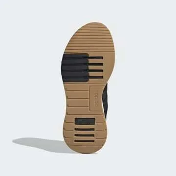 adidas Women's Racer TR21 Running Shoe, Black/Black/Gum, 6.5