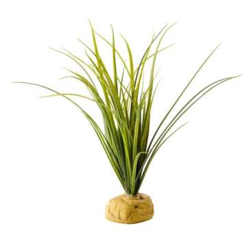 Exo Terra Turtle Grass Plant: Realistic Aquatic & Terrestrial Decor for Pets