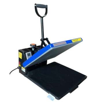 Fancierstudio Heat Press 15X15 Sublimation Rhinestone Heat Press T-Shirt Heat Press New Model FS15x15A YB