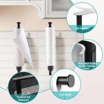 MGahyi Paper Towel Holder Wall Mount for Kitchen