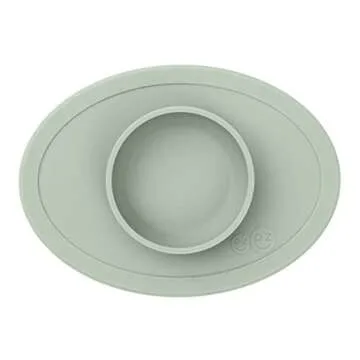 ezpz Tiny Bowl Sage - Silicone Suction Bowl for Infants