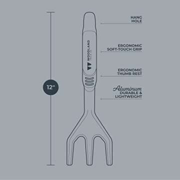 Heavy Duty Garden Cultivator - Ergonomic & Durable Tool