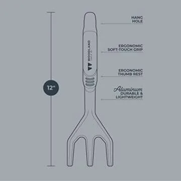 Heavy Duty Garden Cultivator - Ergonomic & Durable Tool