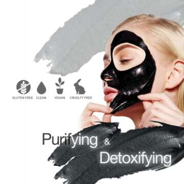 Epielle Charcoal Peel Off Mask for Deep Cleansing Skin