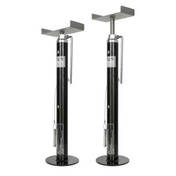 WEIZE Heavy Duty Slide Out Support - Adjusts from 20" to 47", 5000lb Capacity Each, Rust Resistant Steel Quick-Lift RV Stabilizer Jacks, Set of 2