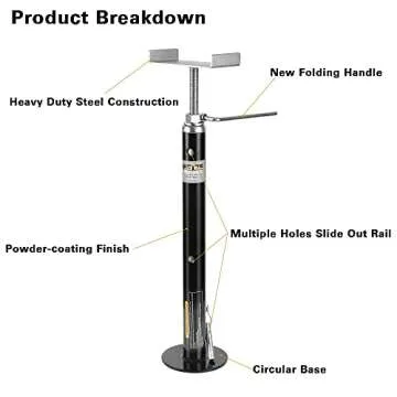 WEIZE Heavy Duty Slide Out Support with 5000lb Capacity