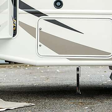 WEIZE Heavy Duty Slide Out Support - Adjusts from 20" to 47", 5000lb Capacity Each, Rust Resistant Steel Quick-Lift RV Stabilizer Jacks, Set of 2