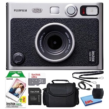 Fujifilm Instax Mini EVO Hybrid Camera Bundle with Accessories