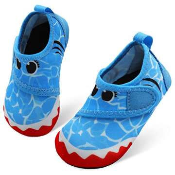 BARERUN Infant Water Swim Shoes for Boys and Girls 12-18 Months