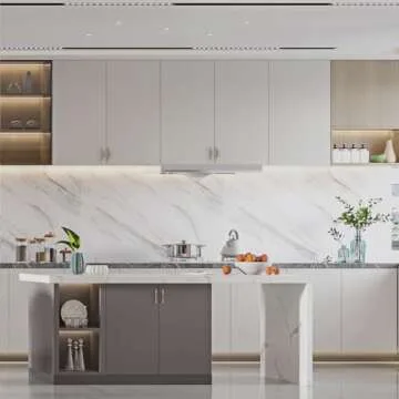 Asidrama 10 Pack Elegant Gold Cabinet Handles for Kitchen