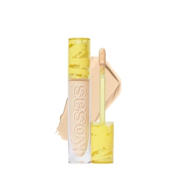 Kosas Revealer Concealer - Hydrating Medium Coverage Makeup with Hyaluronic Acid, Brightens & Concea...