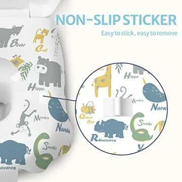 Blissful Diary 20 Pcs Toilet Seat Covers Disposable for Toddlers & Adults, Extra Large Waterproof, Portable Package for Travel, Kids Potty Training