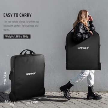 NEEWER 18" Ring Light Carrying Bag for Tripod and Accessories
