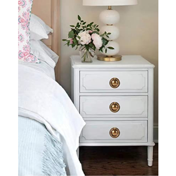 Skohom Antique Brass Ring Drawer Pulls - Timeless Elegance