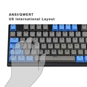 DURGOd Taurus K320 TKL Mechanical Keyboard - Silent Red Switches