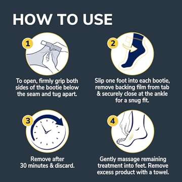 Dr. Scholl's® Tired, Achy Feet Soothing & Reviving Foot Mask, 3 Pair, Warming Booties