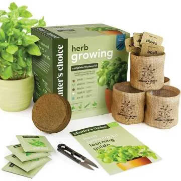 Indoor Herb Garden Starter Kit for Plant Lovers