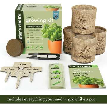 Indoor Herb Garden Starter Kit for Plant Lovers